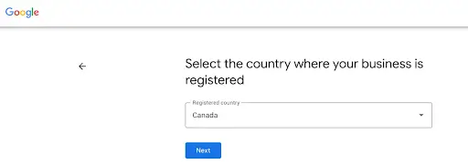 Add Your Business Country