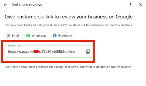 How to Find Your GBP Shareable Review Link