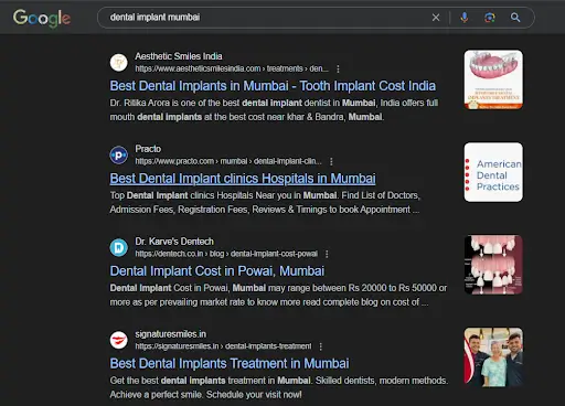 Traditional SEO for Dentists